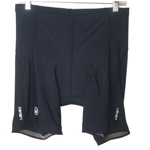 Canari Womens Padded Cycling Shorts XL Black White Mid Length Sports Ergonomic